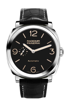 Panerai Radiomir 1940 Automatic Black Dial Leather 45Mm Mens Watch Pam00572