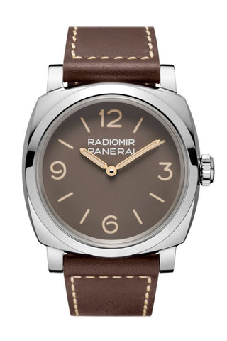Panerai Radiomir 1940 Brown Dial 47mm Men s Hand Wound Watch PAM00662 WatchGuyNYC