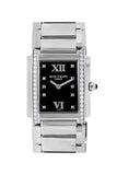 Patek Philippe Twenty-4 Black Dial Steel Diamond Ladies Watch 4910/10A-001