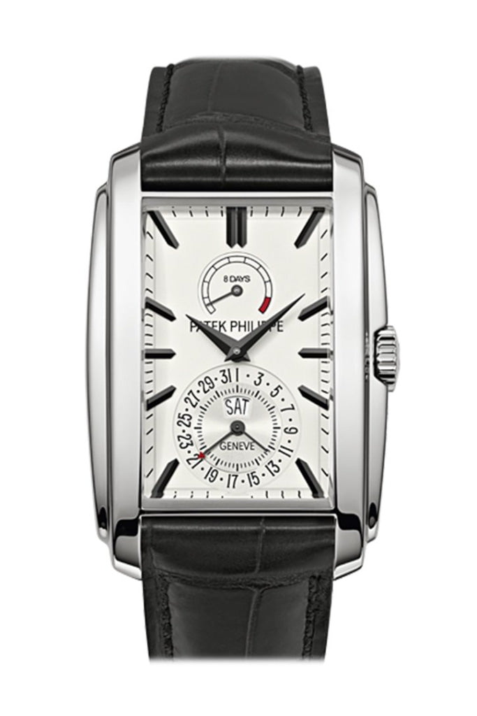Patek Philippe Gondolo Silver White Gold Watch 5200G 010 WatchGuyNYC