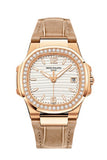 Patek Philippe Nautilus Automatic Diamond Ladies Watch 7010R-011