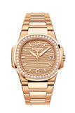 Patek Philippe Nautilus Automatic Diamond Ladies Watch 7010/1R-012
