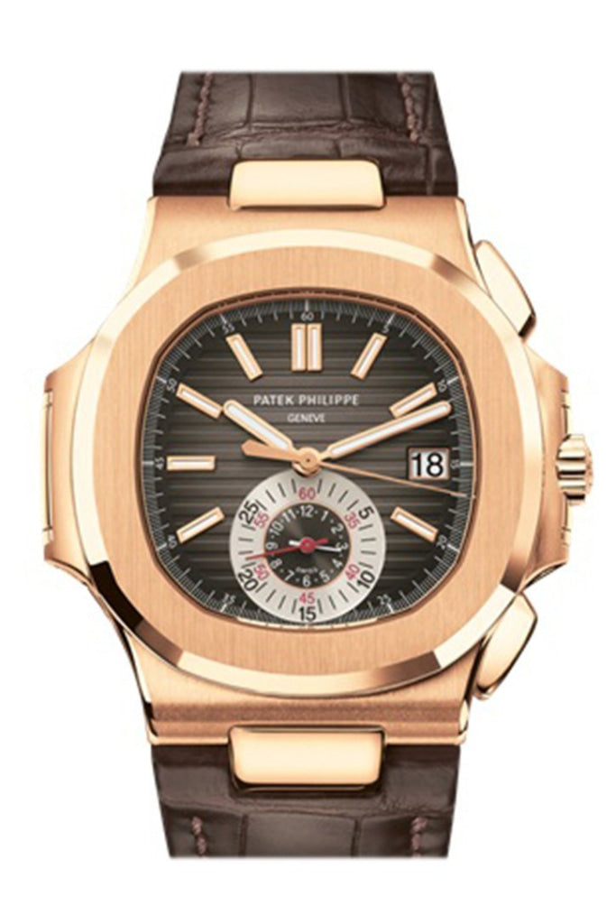 Patek nautilus cheap gold leather
