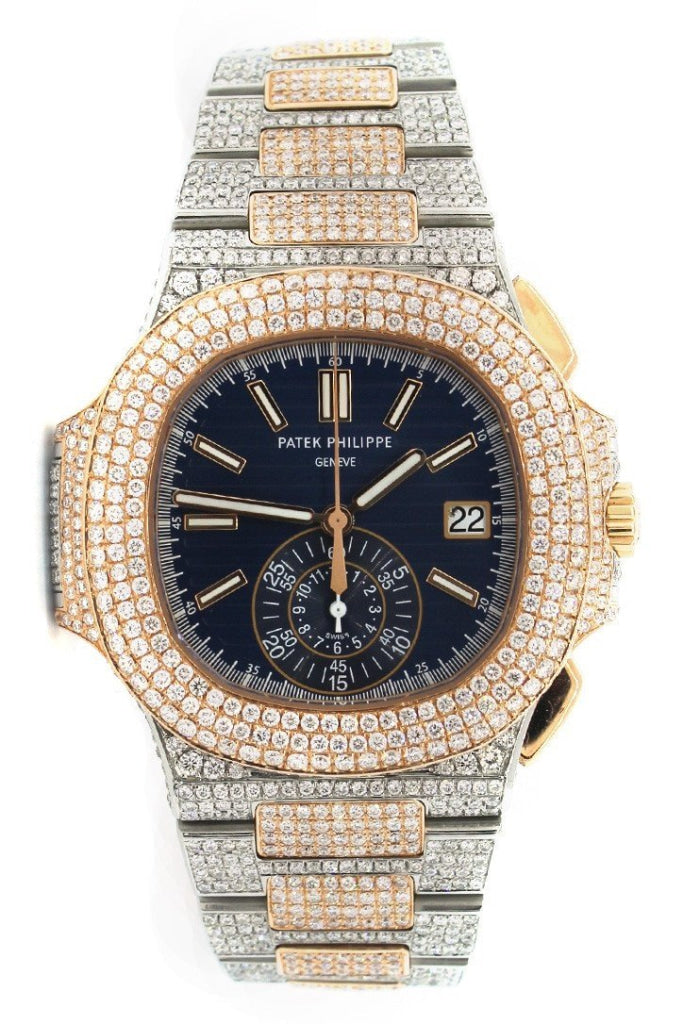Patek Philippe Nautilus Custom Diamonds 5980 1AR 001 WatchGuyNYC