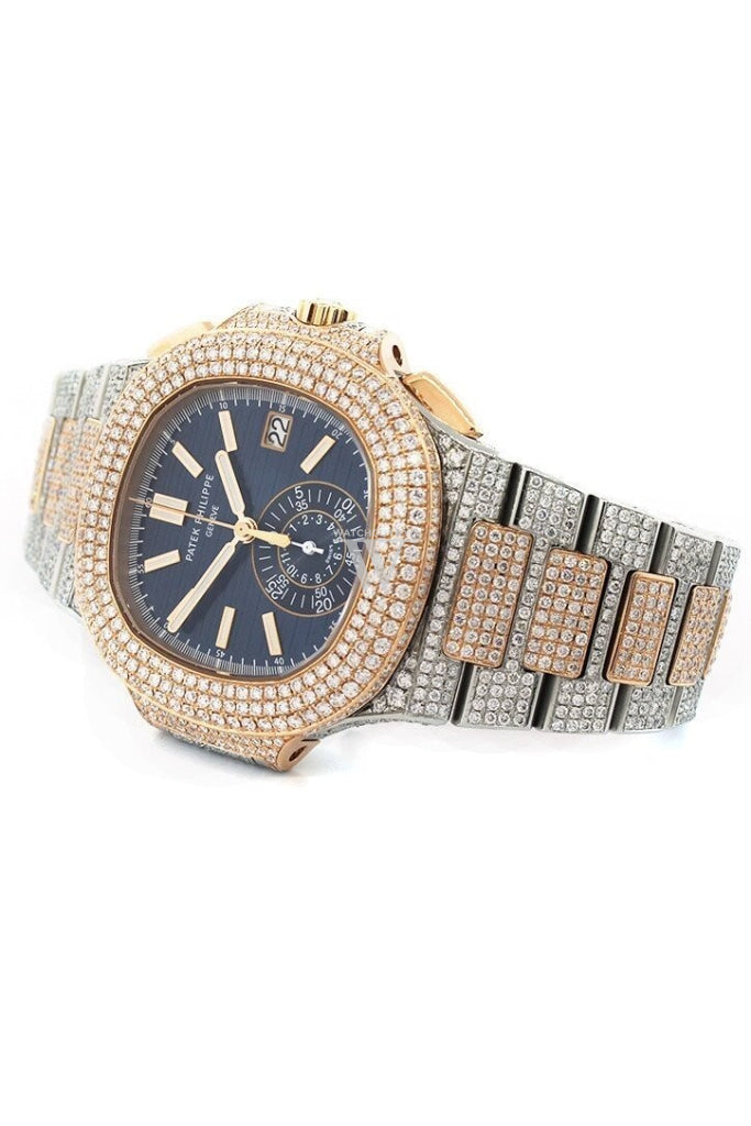 Iced out two deals tone patek