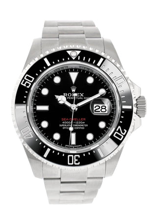 Rolex Sea Dweller Black Dial Stainless Steel Mens Watch 126600