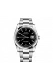 Rolex Datejust 36 Black Dial Stainless Steel Watch 116200