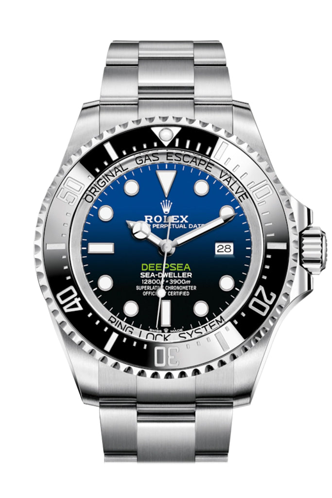 Rolex Deepsea Sea-Dweller D-Blue 44 Dial Automatic Men's Stainless Steel Oyster Watch 126660