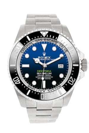 Rolex Deepsea Sea-Dweller D-Blue 44 Dial Automatic Men's Stainless Steel Oyster Watch 126660