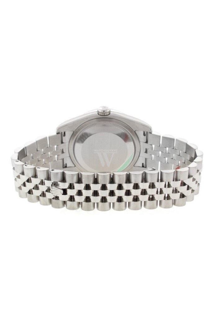 Rolex Datejust 36 White Roman Dial Jubilee Mens Watch 116200