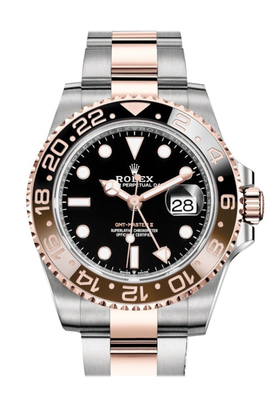 Rolex gmt master black and gold hotsell