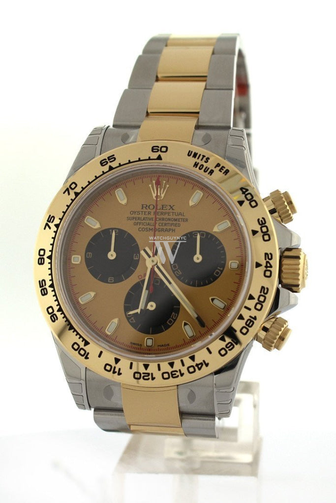 Rolex Cosmograph Daytona 40 Champagne Paul Newman Dial Stainless Steel And Gold Mens Watch 116503