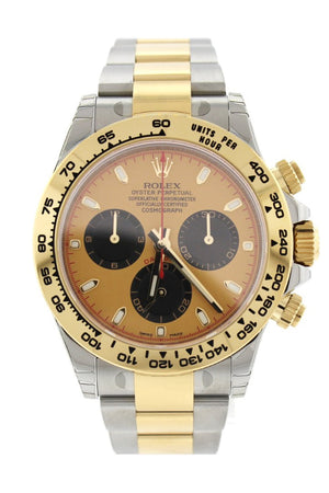 Rolex Cosmograph Daytona 40 Champagne Paul Newman Dial Stainless Steel And Gold Mens Watch 116503