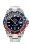 Rolex Gmt Master Ii Blue Dial 18Kt White Gold Oyster Bracelet Mens Watch 116719Blro