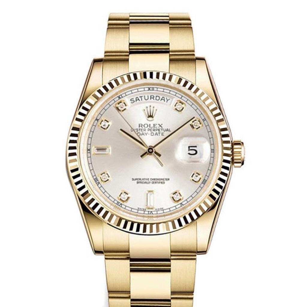 その他 Golden  ROLEX 118238 Day-Date 36 SilverDial Gold President Watch