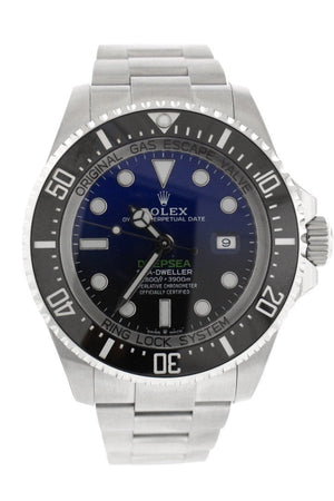 Rolex Sea Dweller Deepsea 44 Deep Blue Dial Stainless Steel Mens Watch 116660