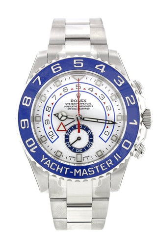 Rolex Yacht-Master Ii 44 White Dial Stainless Steel Mens Watch 116680