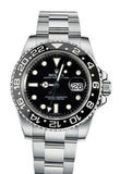 Rolex Gmt-Master Ii 40 Black Dial Stainless Steel Mens Watch 116710Ln