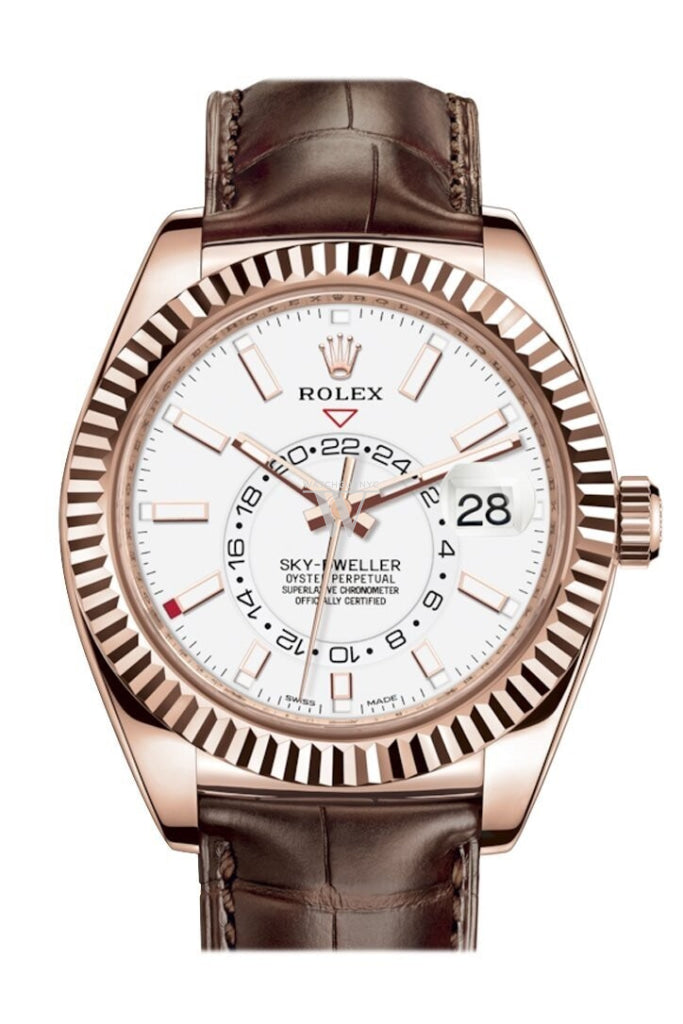 Rolex sky dweller top everose gold price