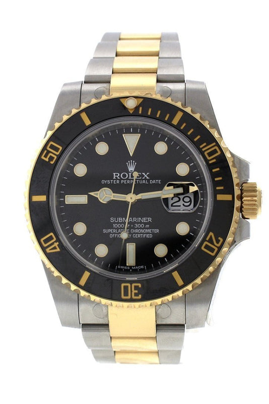 Pre-owned Rolex Submariner Gold (2018) 18kt 116618Ln