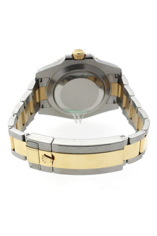 Rolex Submariner Date 40 Black Dial 18K Yellow Gold And Steel Mens Watch 116613 Pre-Owned-Watches