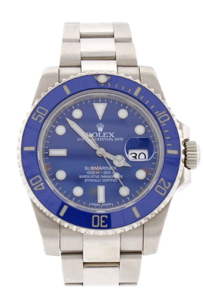 Blue tagged rolex submariner WatchGuyNYC