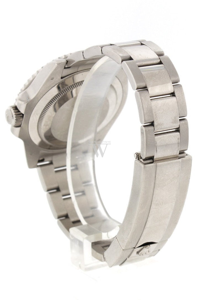 Rolex Submariner Date Blue Dial 18K White Gold Steel Mens Watch 116619Lb Pre-Owned-Watches