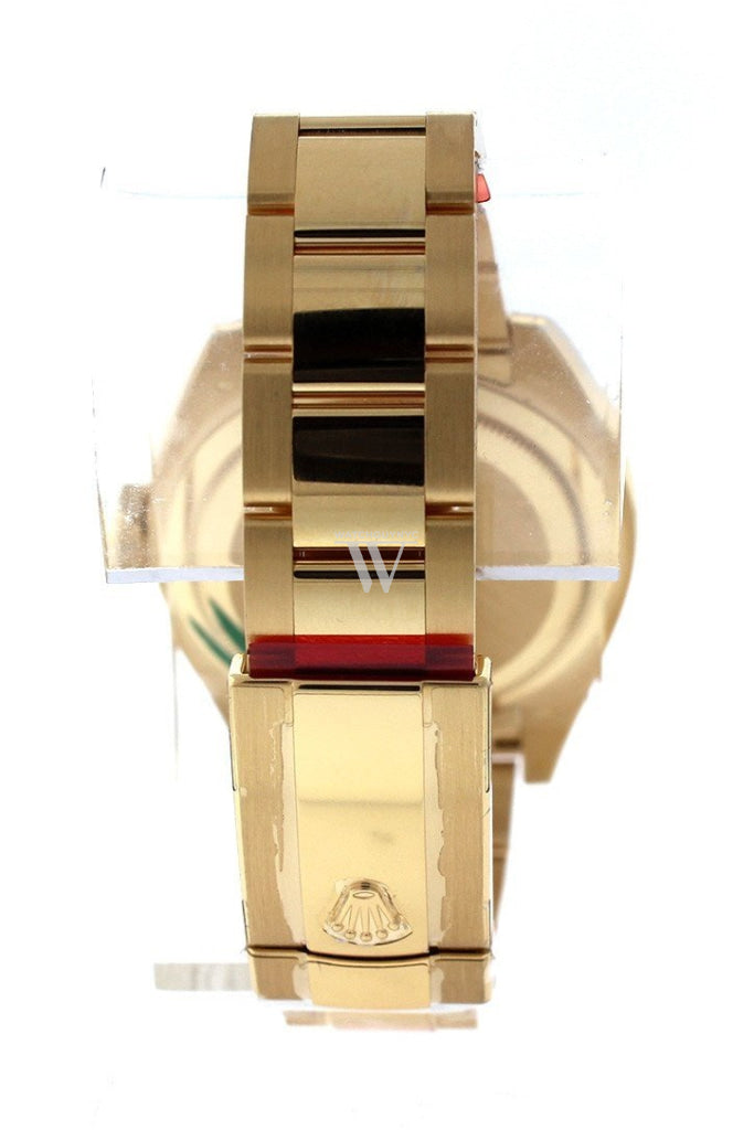 Rolex Sky-Dweller 42 Silver Roman Dial Yellow Gold Mens Watch 326938