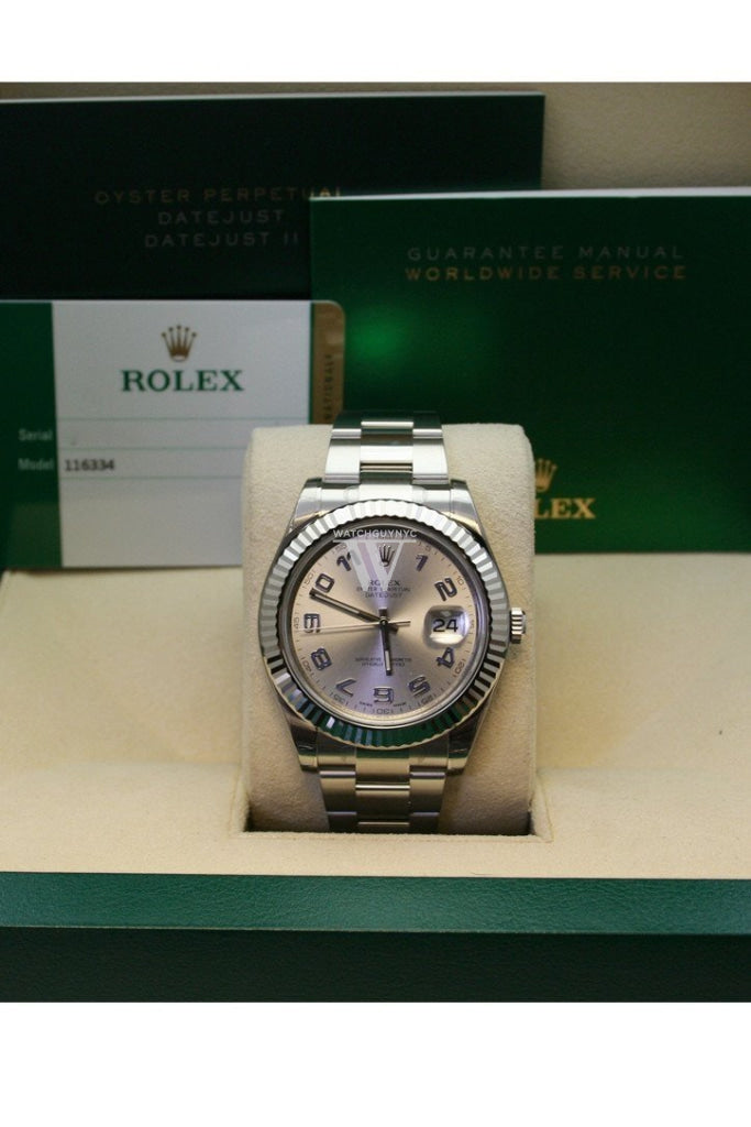 Rolex datejust ii arabic numerals best sale