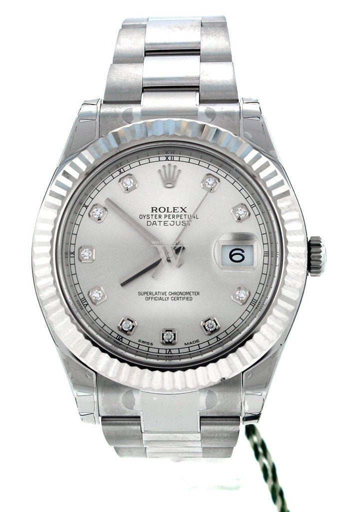 Rolex datejust ii outlet silver dial