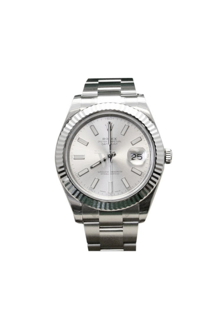 Rolex datejust 2 silver dial hot sale