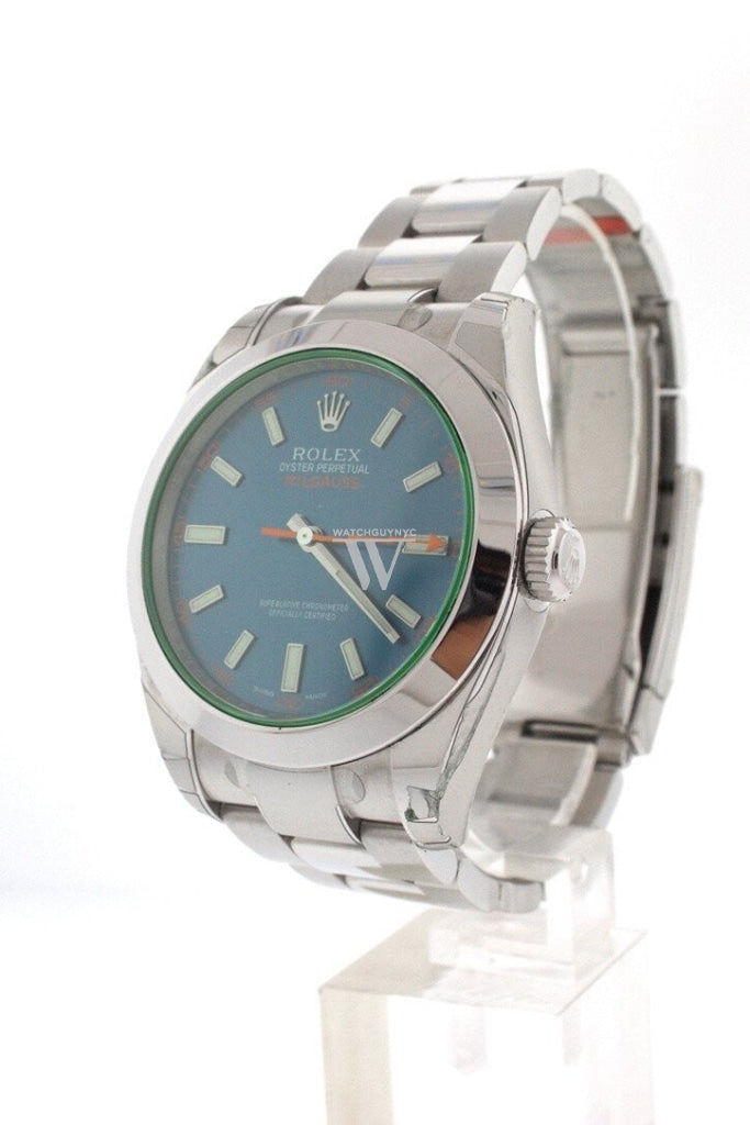 ROLEX 116400Gv Milgauss Blue Dial Men s Watch WatchGuyNYC