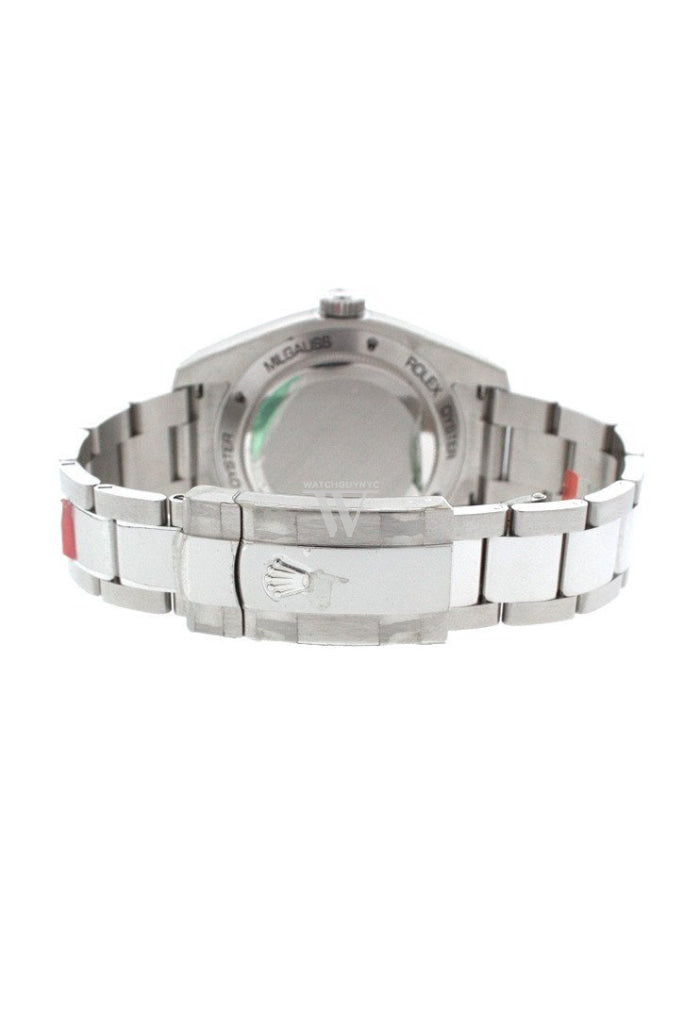 Rolex Milgauss Black Dial Stainless Steel Mens Watch 116400Gv