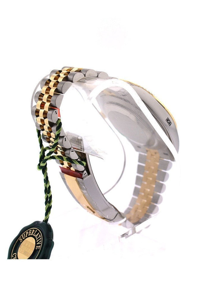 Silver Presidential Oyster Jubilee Band Bracelet 18k GP | Everyday Jewelry
