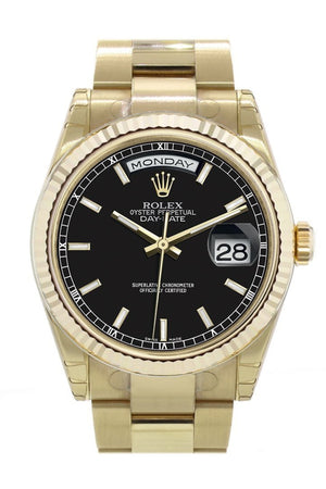 Black face presidential rolex best sale