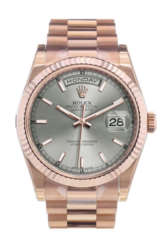 Rolex day date rhodium top