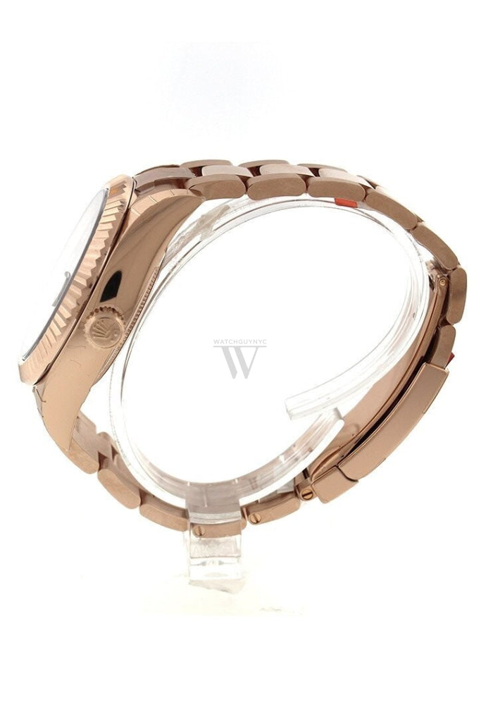 Rolex Sky-Dweller 42 Chocolate Dial Rose Gold Mens Watch 326935