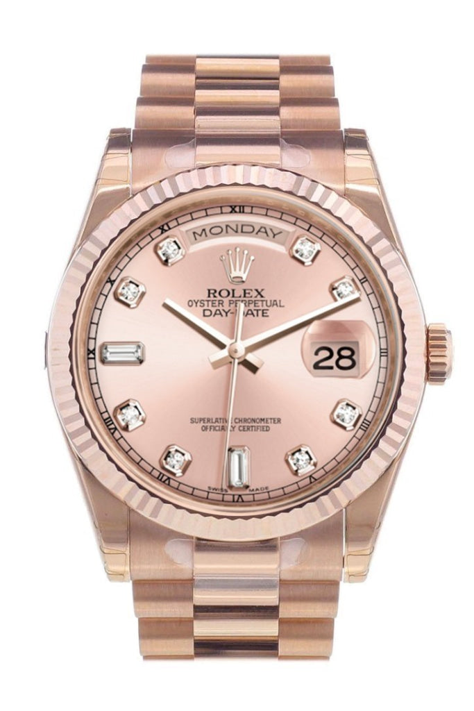 Rose gold presidential rolex price on sale