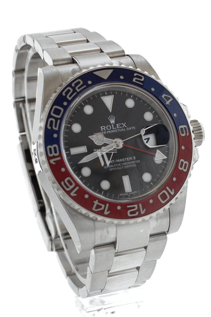 Rolex gmt master ii black and red shop