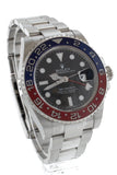 Rolex Gmt-Master Ii Black Dial Blue And Red Bezel Watch 116719