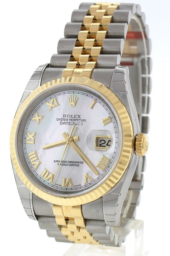 Rolex datejust 36 mother of pearl deals