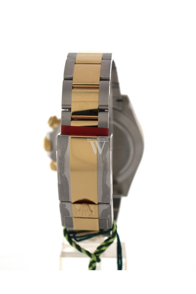 Rolex Cosmograph Daytona Black Dial Gold And Steel Mens Watch 116503