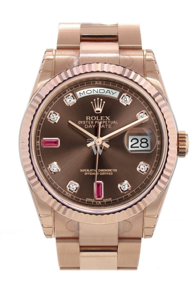 Rolex chocolate rose 2025 gold