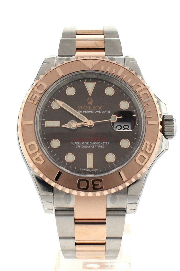 Rolex Yacht-Master 40 Chocolate Dial 18K Rose Gold Mens Watch 116621