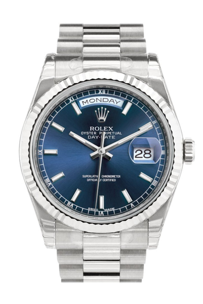 Rolex blue store dial day date