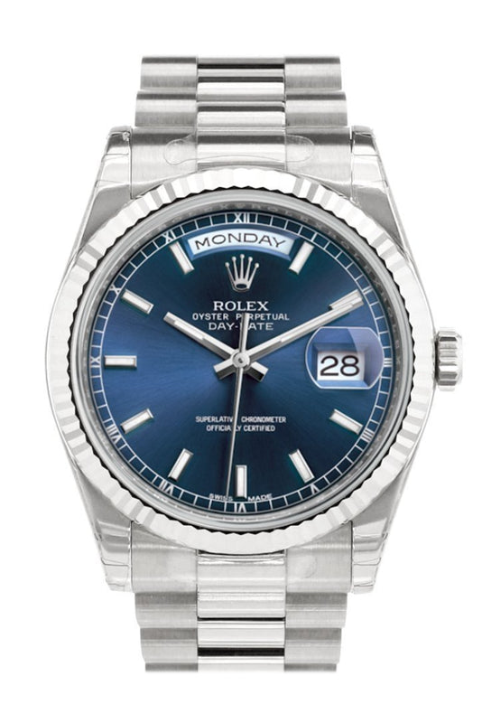 Presidential rolex blue best sale face