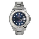 Rolex Yacht-Master 40 Blue Dial Platinum And Steel Mens Watch 116622