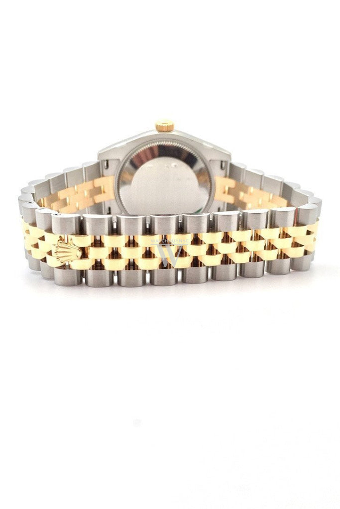 Rolex Datejust 31 Champagne Dial 18K Yellow Gold Jubilee Ladies Watch 178243