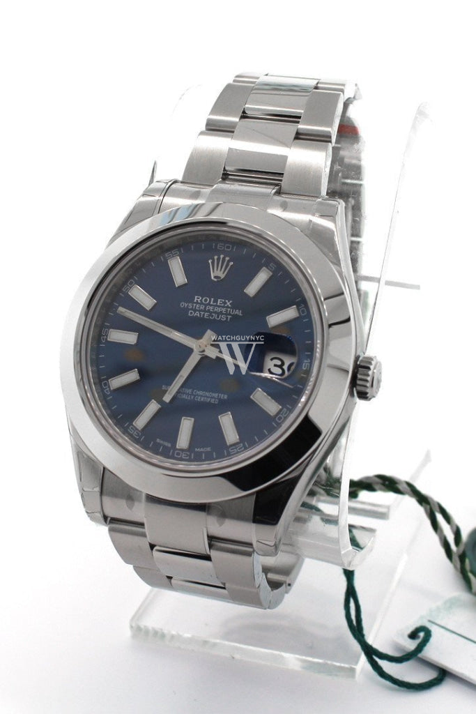 Rolex hot sale 116300 blue