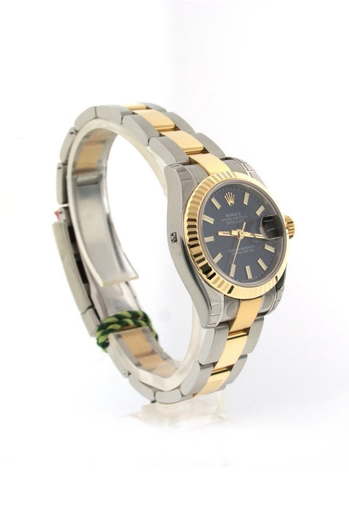 Rolex Datejust 26 Blue Dial 18K Yellow Gold And Steel Ladies Watch 179173